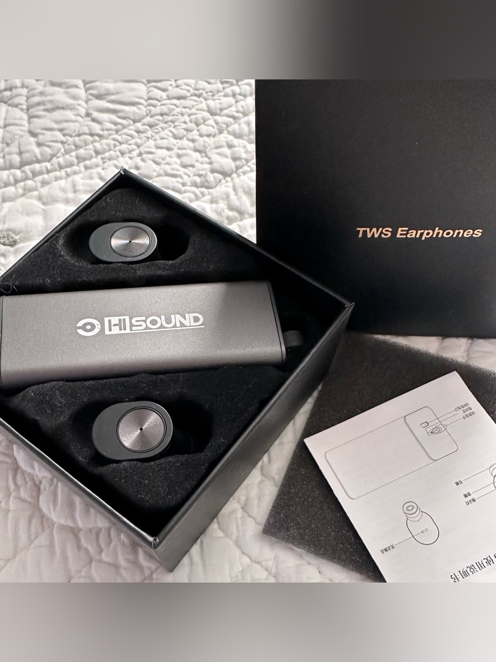 NIB~TWS True Wireless Earbuds in Black